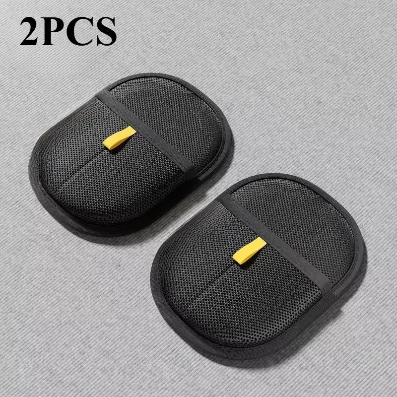 Gants de Toilettage Électrostatiques pour Chat – Lot de 2 | Ramasse-Poils Double Face pour Canapé, Tapis et Vêtements