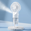 Mini Ventilateur Brumisateur Portable – Rechargeable USB, 4 Vitesses, Puissant | Ventilateur à Brume d'Eau pour Extérieur et Usage Personnel